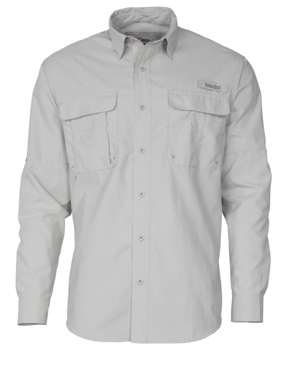 World Wide Sportsman Off-White Long Sleeve Mesh Vented Outdoors Shirt Size XL